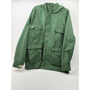LL Bean Baxter State Parka Green Men Size X-large Lined Made In USA Vintage